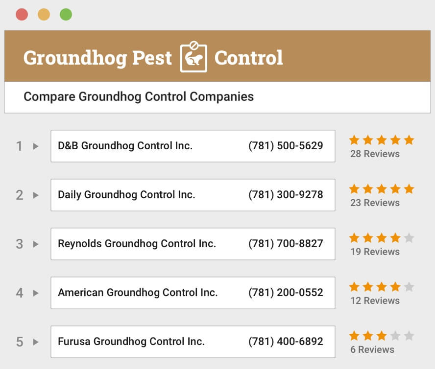 Groundhog Control